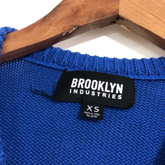 Brooklyn Industries Royal Blue Sweater Size XSmall - Picture 4 of 7